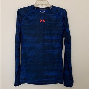 Blue Under Armour Compression Shirt